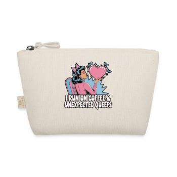 Queef Queen Queefed Adult Humour Queefing - Organic Pouch - nature - Front