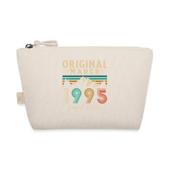 March 1995 Vintage Birthday Gift - Organic Pouch - nature - Front