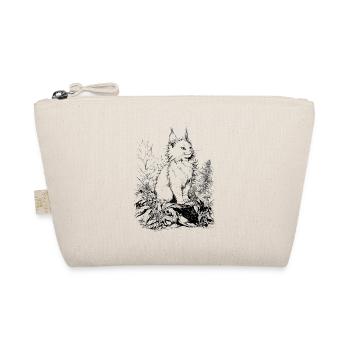 Lynx in Hemp: Wildcat in the Cannabis Jungle - Organic Pouch - nature - Front