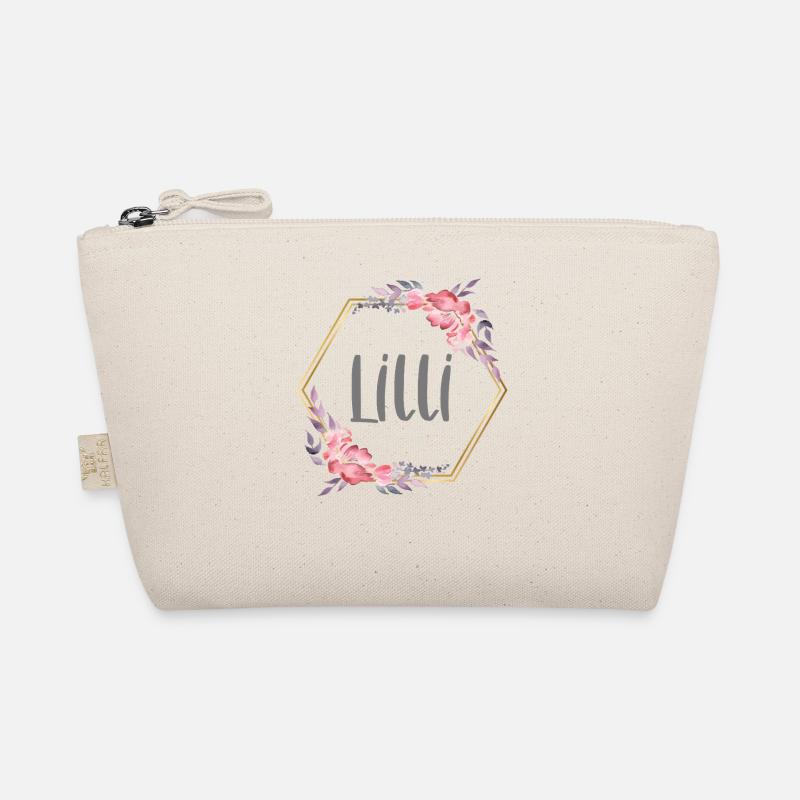 Lilli Mädchen Name personalisiertes Geschenk Bio-Täschchen