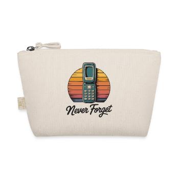 Classic Flip Phone Vintage Mobile Phone Cell Phone - Organic Pouch - nature - Front