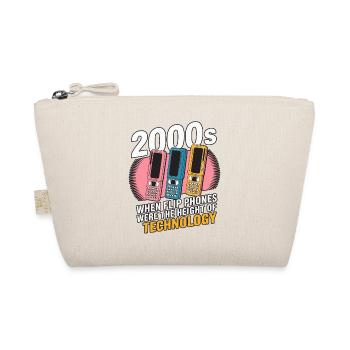 Classic Flip Phone Vintage Mobile Phone Cell Phone - Organic Pouch - nature - Front