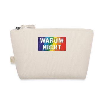 WARUM NICHT - Bio-Täschchen - Natur - Vorne