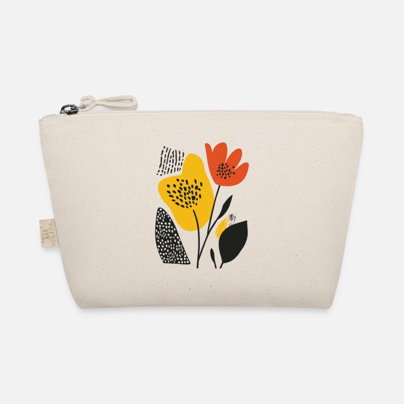Matisse Blüte: Farbexplosion im Retro-Stil Bio-Täschchen