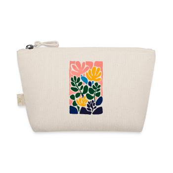 Abstract flowers: play of colours in the Matisse style - Organic Pouch - nature - Front