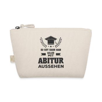 Abitur Abi Prüfung geschafft Abschluss Geschenk - Bio-Täschchen - Natur - Vorne