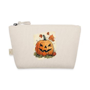Halloween Pumpkin - Organic Pouch - nature - Front