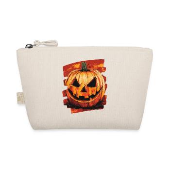 Halloween Pumpkin - Organic Pouch - nature - Front