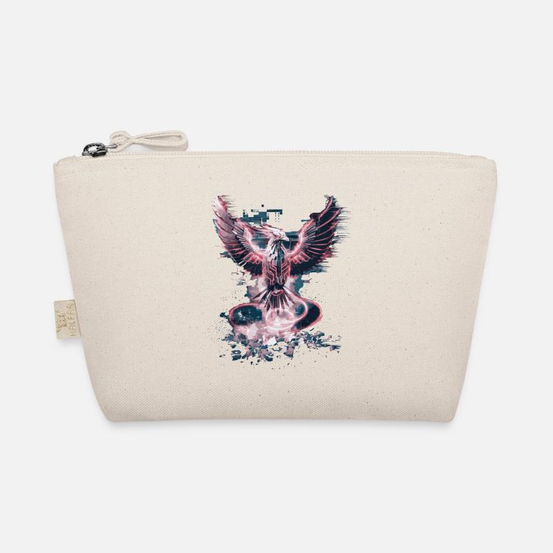 Cyber Phoenix – Digitale Wiedergeburt & Tech-Aufstieg Bio-Täschchen