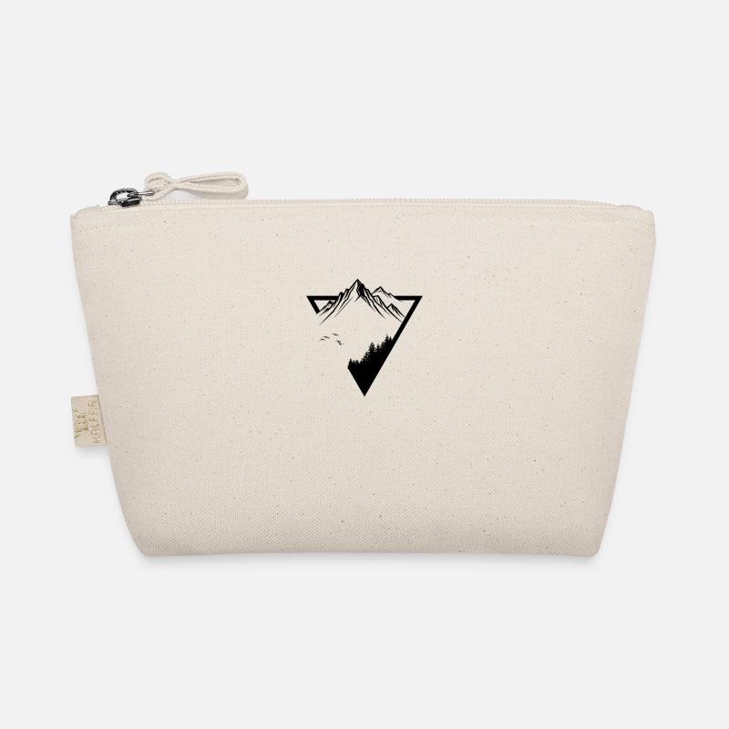 Mountain Peak Triangle Organic Pouch