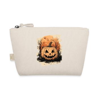 Halloween Pumpkin - Organic Pouch - nature - Front