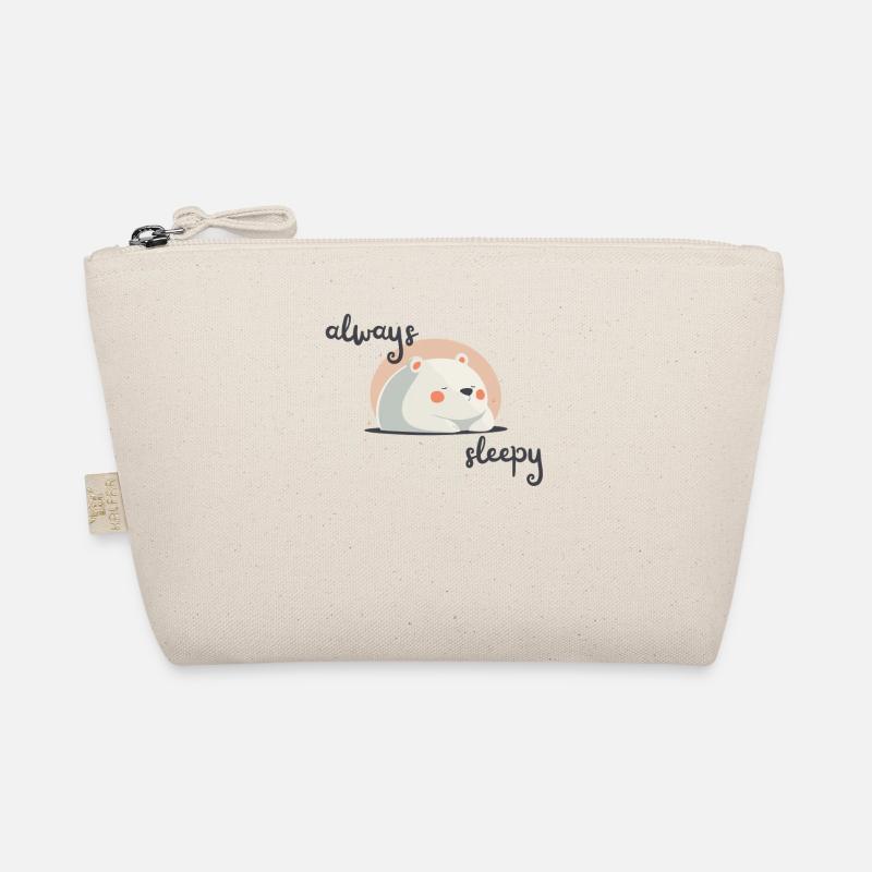 Sleeping Bear: Fun Design for Tired Fans Organic Pouch