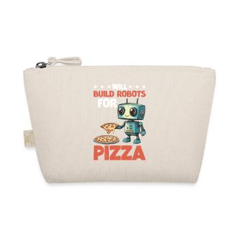 Will Build Robots For Pizza 2 - Bio-Täschchen - Natur - Vorne