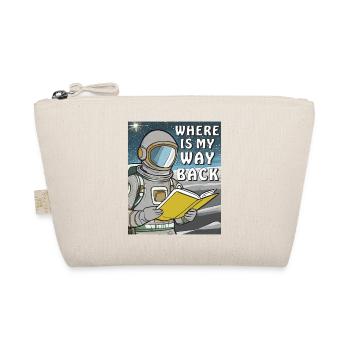 ASTRONAUT BOOK WHERE IS MY WAY BACK - Organic Pouch - nature - Front
