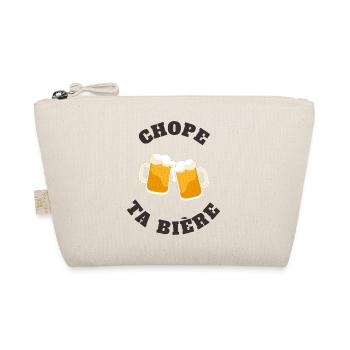 chope ta biere homme femme humour biere - Trousse biologique - nature - Devant
