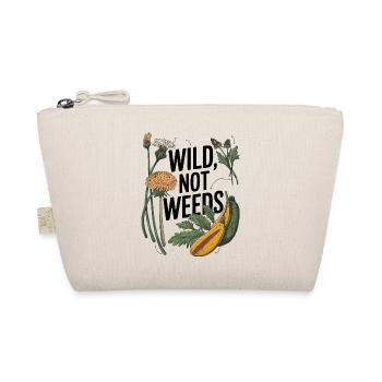 Wild Not Weeds - Nature-Inspired Foraging Art - Organic Pouch - nature - Front