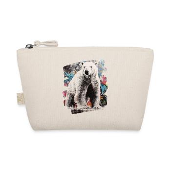 Polar Bear Graffiti Sprayer - Organic Pouch - nature - Front