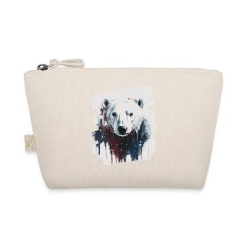 Polar Bear Graffiti Sprayer - Organic Pouch - nature - Front