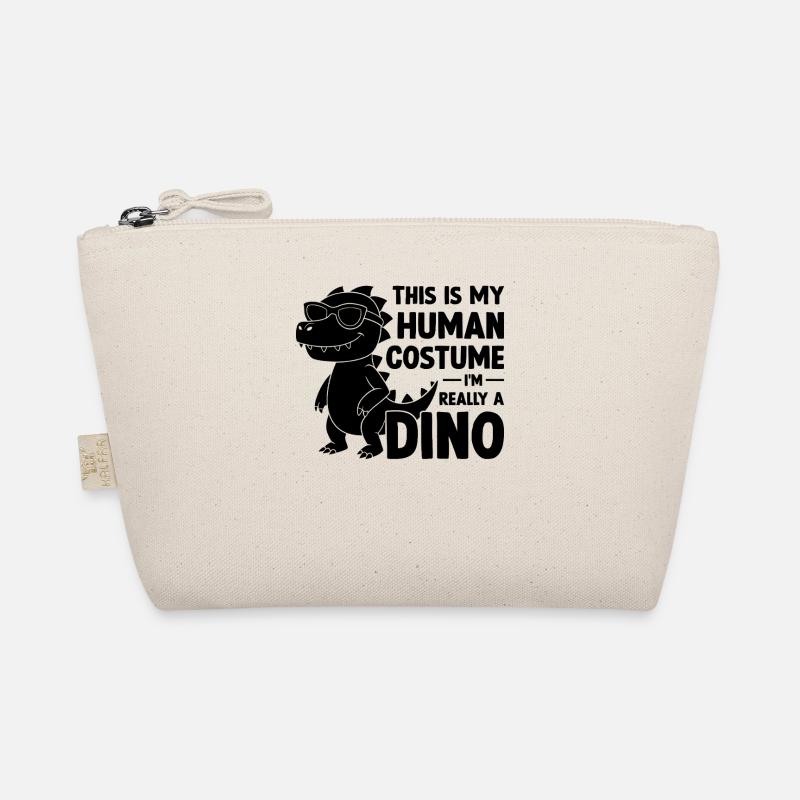 Funny Dino - This Is My Human Costume I'm Really A Bio-Täschchen