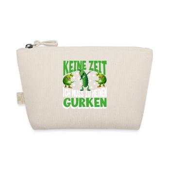 Funny cucumber gardener saying design for vegetables - Organic Pouch - nature - Front