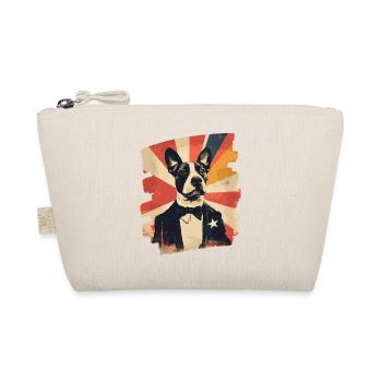 Bull Terrier Fighting Dog - Organic Pouch - nature - Front