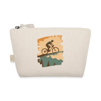 Mountainbiker Downhill Berge Radsport - Bio-Täschchen - Natur - Vorne