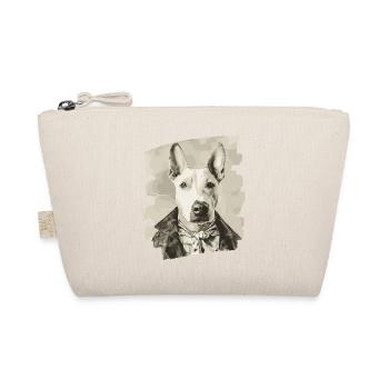 Bull Terrier Fighting Dog - Organic Pouch - nature - Front