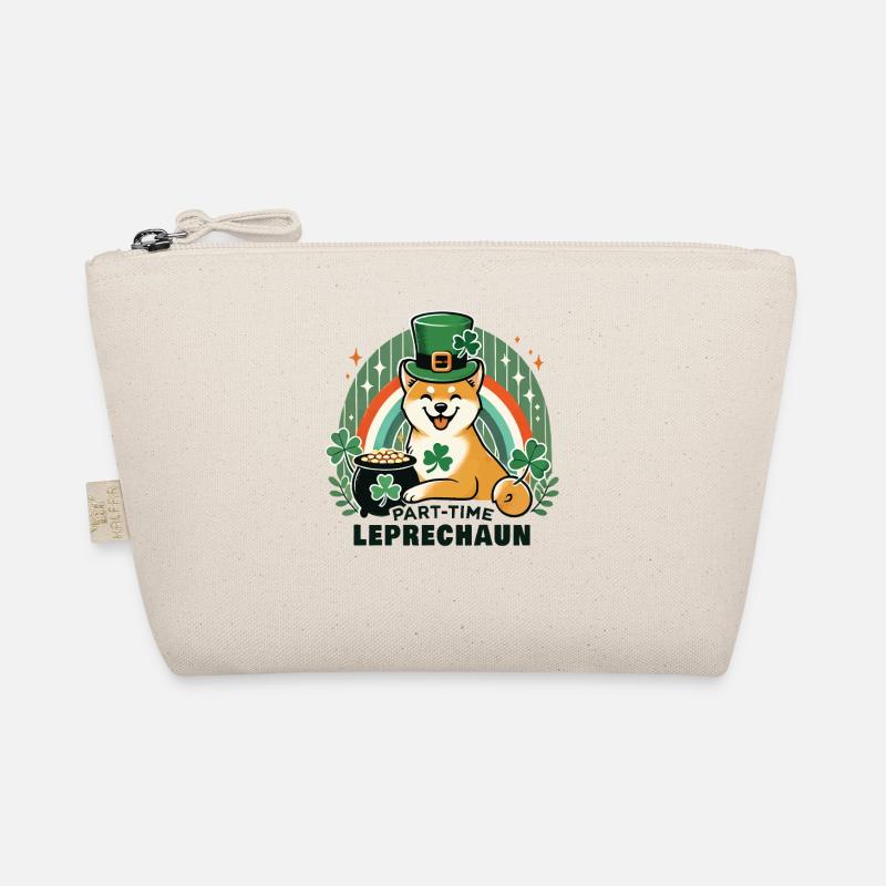 Teilzeit Kobold Hund St. Patricks Tag Bio-Täschchen