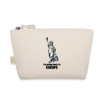 Funny Statue of Liberty USA America Sarcasm - Organic Pouch - nature - Front