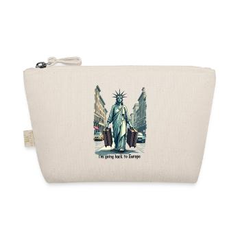 Funny Statue of Liberty USA America Sarcasm - Organic Pouch - nature - Front