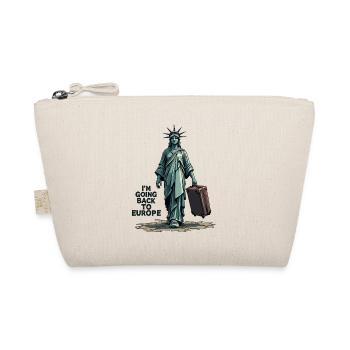 Funny Statue of Liberty USA America Sarcasm - Organic Pouch - nature - Front