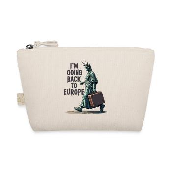 Funny Statue of Liberty USA America Sarcasm - Organic Pouch - nature - Front