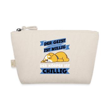 body chill haha i piss me - Organic Pouch - nature - Front