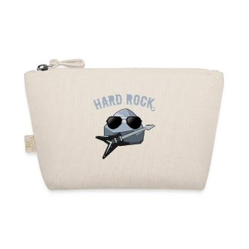 Hard Rock Stone Guitarist Musician Electro Guitar - Organic Pouch - nature - Front