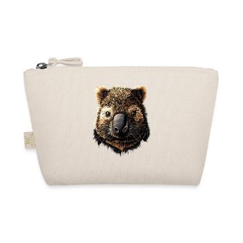 Wombat Australien Beuteltier Süßer Wombat - Bio-Täschchen - Natur - Vorne