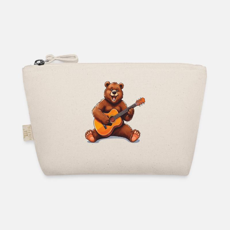 BEAR GUITAR PLAY IT LOUD Organic Pouch