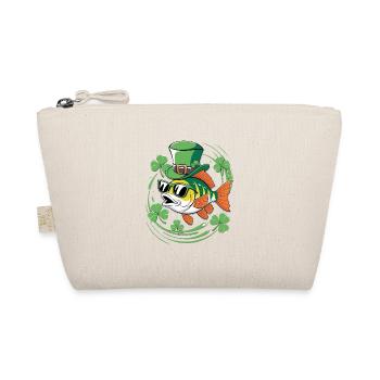 St. Patrick's Day with fish and shamrocks - Organic Pouch - nature - Front
