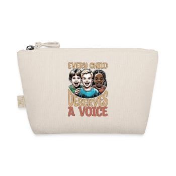 Speech Therapy Every Child Deserves A Pathologist - Organic Pouch - nature - Front