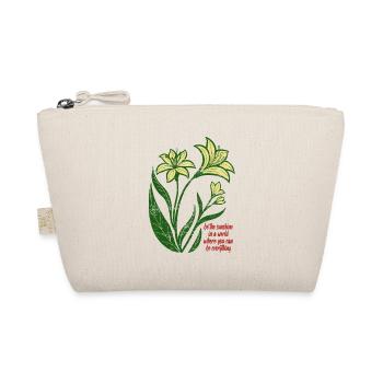 Blumen - Frühling - Soyez le soleil - Spruch - Trousse biologique - nature - Devant