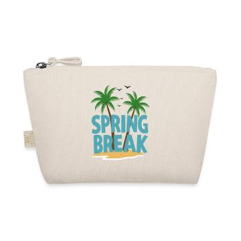 Spring Break Palmen Strand - Bio-Täschchen - Natur - Vorne