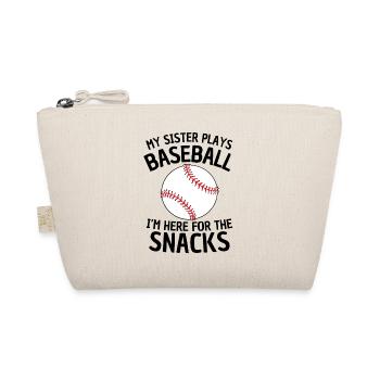Drôle de conception de sœur de baseball - Trousse biologique - nature - Devant