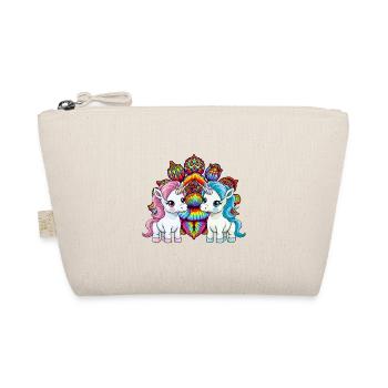 indian unicorn unicorns india mythical animals hippie - Organic Pouch - nature - Front