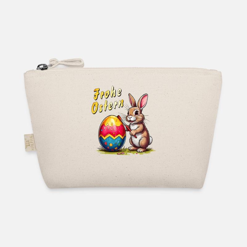 OSTERHASE Frohe Ostern Ei Bio-Täschchen