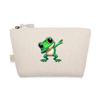 Cool Frog Dabbing Trendy Toad - Organic Pouch - nature - Front