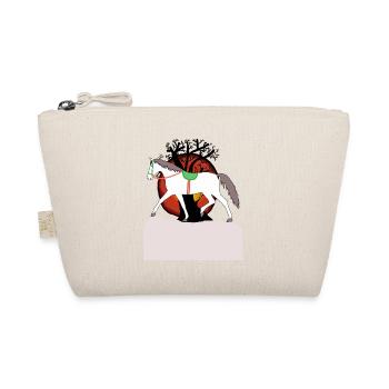 Horses Horse Fairy Tale Fairy Tale Character Children - Organic Pouch - nature - Front