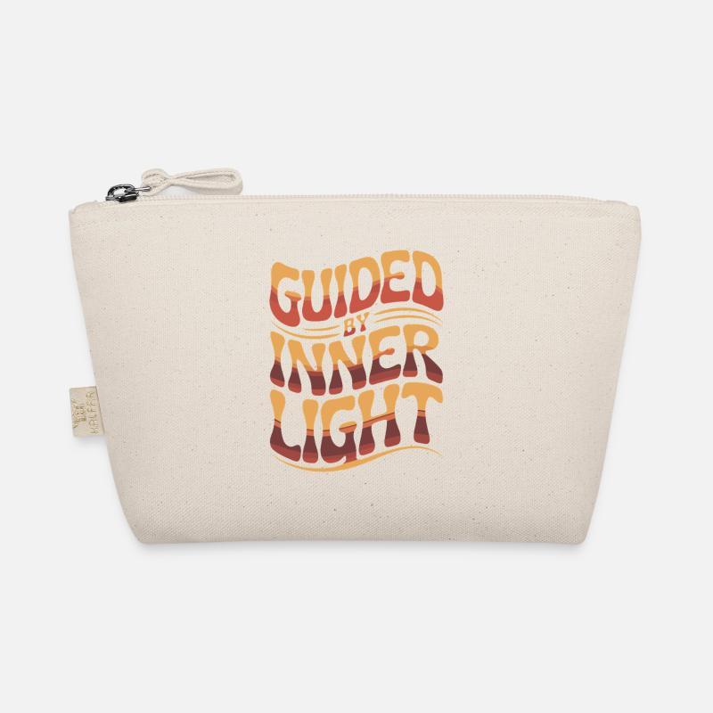 Guided by the inner light inspiring Organic Pouch