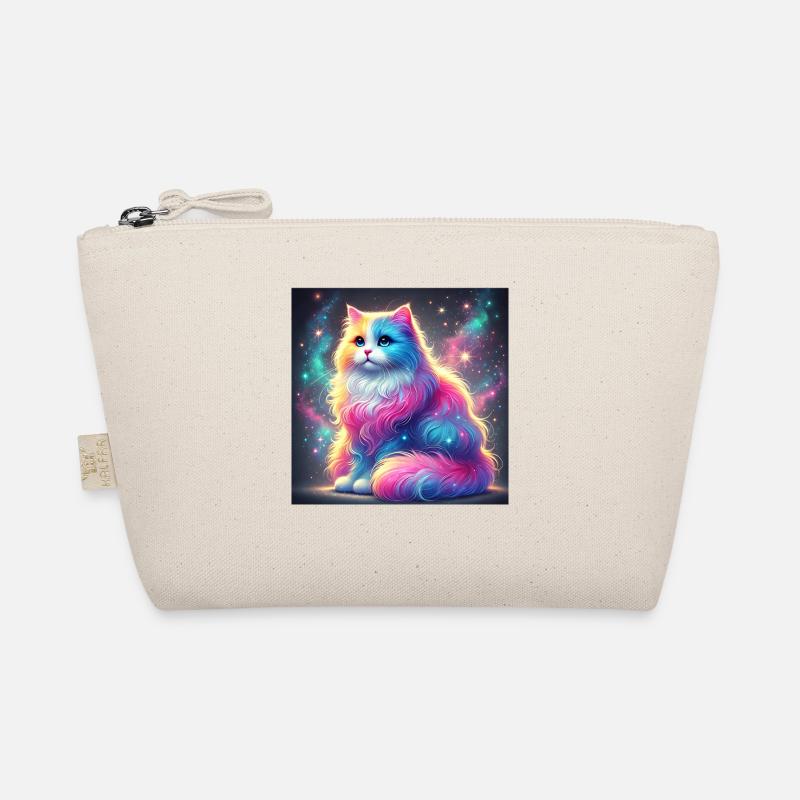 Magic Galaxy Cat in the Universe Organic Pouch