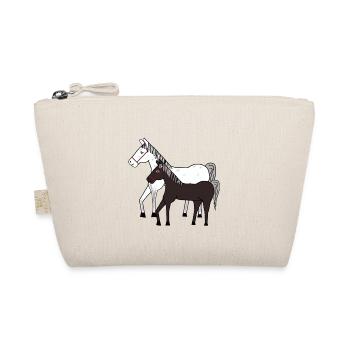 Pferd Pferde Pony - Bio-Täschchen - Natur - Vorne