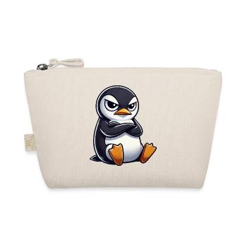 pingouin dessin animé sceptique look drôle - Trousse biologique - nature - Devant