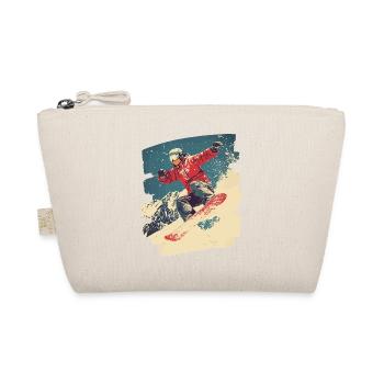 Snowboarder poudreuse - Trousse biologique - nature - Devant